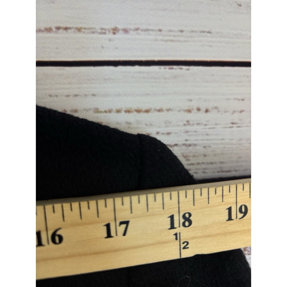 Vintage Pea Coat Forecaster of Boston Size L Black Wool Blend Double Breasted - Picture 8 of 14